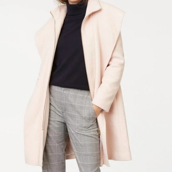 Club Monaco Black Boucle Wool Coat XS - Picture 2 of 12